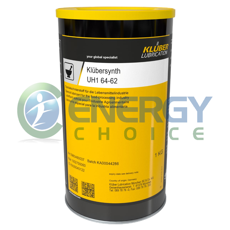 Klubersynth UH1 64-62 Synthetic Lubricating Grease, 1kg, Kluber Lubrication, 0960460037